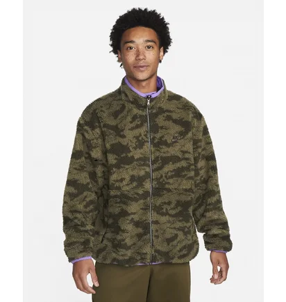 Кофта чоловіча Nike Club+ Winter Camo/Green Dq4884-542