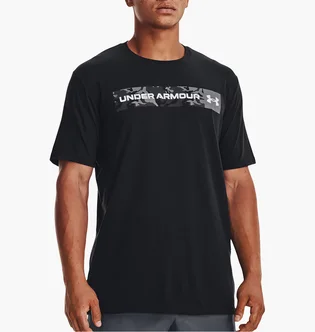 Футболка мужская Under Armour Camo Chest Stripe Ss-Blk Black 1376830-001