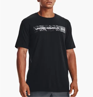Футболка чоловіча Under Armour Camo Chest Stripe Ss-Blk Black 1376830-001