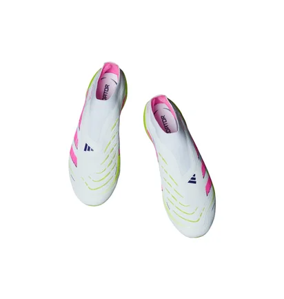 Бутсы унисекс Adidas Predator Elite Ll White/Pink ID3876