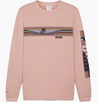Лонгслів чоловічий Puma Graphic Long Sleeve X Noah Pink 623862-63