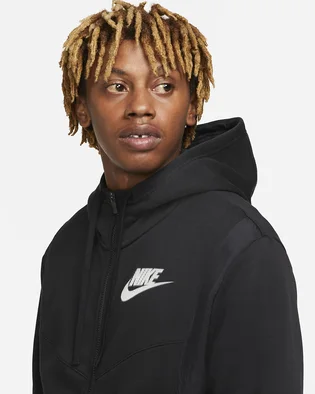 Толстовка унисекс Nike Sportswear Hybrid Black Do7228-010