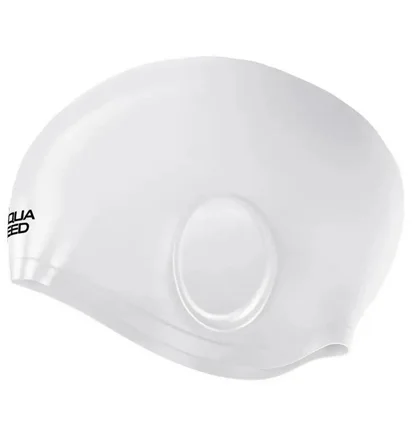 Шапочка для плавания Aqua Speed Ear Cap Volume White 284-05