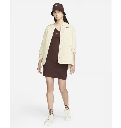 Плаття жіноче Nike Sportswear Everyday Modern Asymmetrical Tank Dress Brown DV7934-227