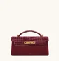 Сумка жіноча JW PEI Noor Faux Suede Top Handle Bag Bordo BB2025BG121869JWP