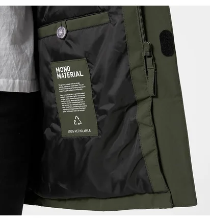 Парка мужская Helly Hansen Mono Material Ins Rain Coat Green 53644-431