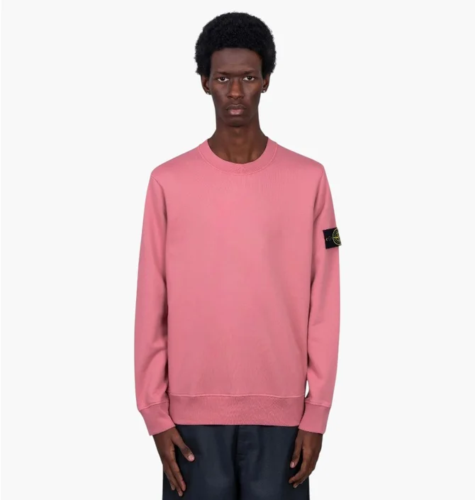 Свитшот мужской Stone Island Pink L1S156100060-S0051-V008G