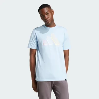Футболка мужская Adidas Lounge Ice Graphic Light Blue JJ4019
