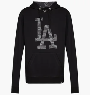 Худи унисекс 47 Brand Mlb Los Angeles Dodgers Tonal Black 608511JK-FS