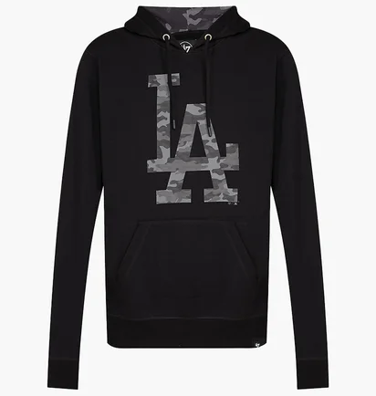 Худи унисекс 47 Brand Mlb Los Angeles Dodgers Tonal Black 608511JK-FS