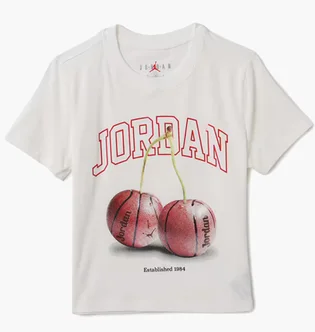 Футболка жіноча Air Jordan Brk Ss Tmid Gfx Tee Bb White IH2531-100