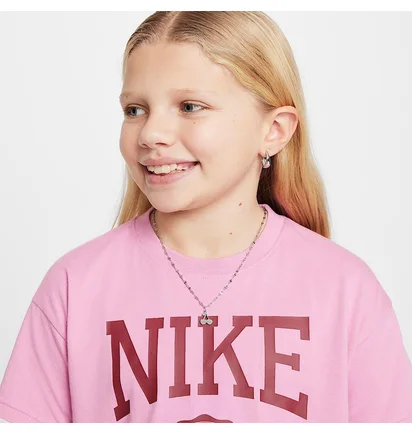 Футболка детская Nike Sportswear T-Shirt Pink HM6303-646