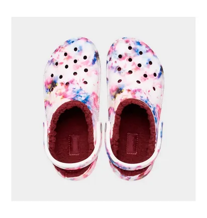 Сандалі дитячі Crocs Classic Lined Tie Dye Multi 206341-6TS