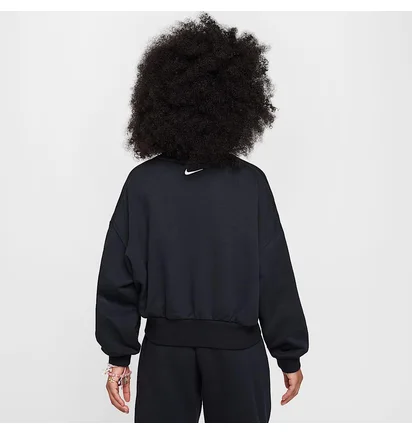 Свитшот детский Nike Sportswear Club Girls French Terry Crew Black HJ3373-010