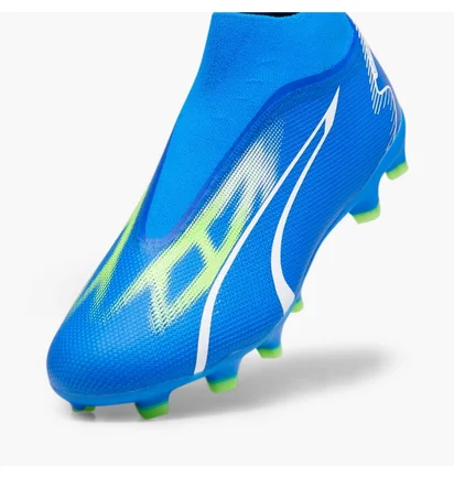 Бутсы унисекс Puma Ultra Match+ Ll Fg/Ag Blue 107511-03