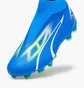Бутсы унисекс Puma Ultra Match+ Ll Fg/Ag Blue 107511-03