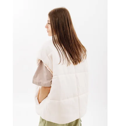 Жилетка женская Nike Clsc Vest Beige FB7679-838