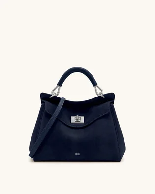 Сумка жіноча JW PEI Lucia Classic Faux Suede Top Handle Bag Blue BB2025BG123145JWP