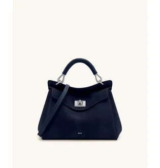 Сумка женская JW PEI Lucia Classic Faux Suede Top Handle Bag Blue BB2025BG123145JWP