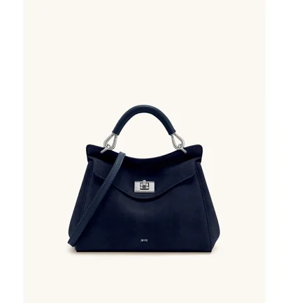 Сумка жіноча JW PEI Lucia Classic Faux Suede Top Handle Bag Blue BB2025BG123145JWP