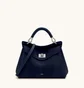 Сумка жіноча JW PEI Lucia Classic Faux Suede Top Handle Bag Blue BB2025BG123145JWP