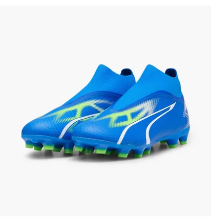 Бутсы унисекс Puma Ultra Match+ Ll Fg/Ag Blue 107511-03