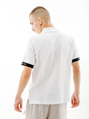 Поло чоловіче AUSTRALIAN Logos Polo Pique El R-Fit White LSUPO0063-002