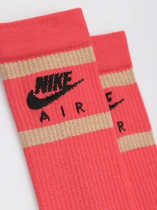 Носки унисекс Nike Everyday Essential Crew Pink/Beige (2 пары) DH6170-911