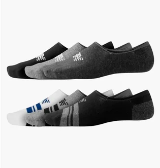 Носки унисекс New Balance No Show Black/Grey LAS20046