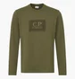 Лонгслив мужской C.P. Company Olive 19CMTS724A005100W-652