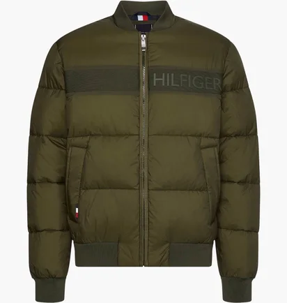 Бомбер мужской Tommy Hilfiger High Loft Olive MW0MW28722