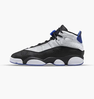 Кроссовки мужские Air Jordan 6 Rings Black/White 323419-142