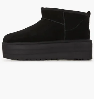 Угги женские UGG Classic Ultra Mini Platform Black 1135092-BLK