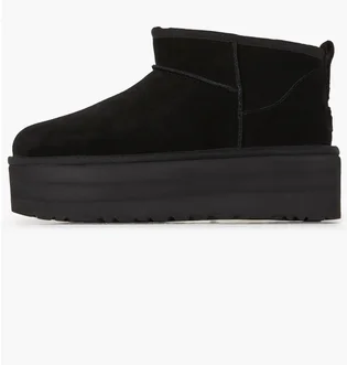 Угги женские UGG Classic Ultra Mini Platform Black 1135092-BLK