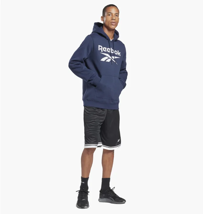 Худи мужское Reebok Identity Fleece Hoodie Blue Gr1660