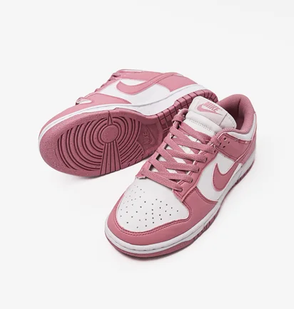 Кросівки жіночі Nike Dunk Low Next Nature White/Pink DD1873-112