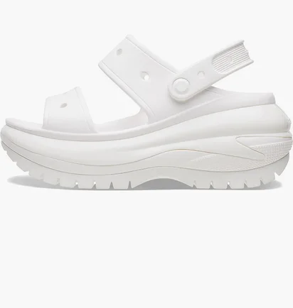 Тапочки унісекс CROCS Mega Crush Sandal White 207989-100