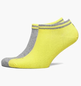 Шкарпетки унісекс Puma Heritage Sneaker Green/Yellow (2 пари) 281011001-003