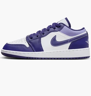 Кроссовки детские Air Jordan 1 Low Sky J Purple Gs White/Violet 553560-515
