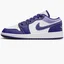 Кросівки дитячі Air Jordan 1 Low Sky J Purple Gs White/Violet 553560-515