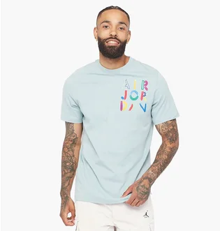 Футболка мужская Air Jordan Brand Graphic Crew Tee Light Blue Dm3078-366