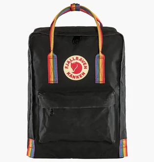 Рюкзак унісекс Fjallraven Kanken Rainbow Black 23620.550-907