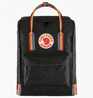 Рюкзак унисекс Fjallraven Kanken Rainbow Black 23620.550-907