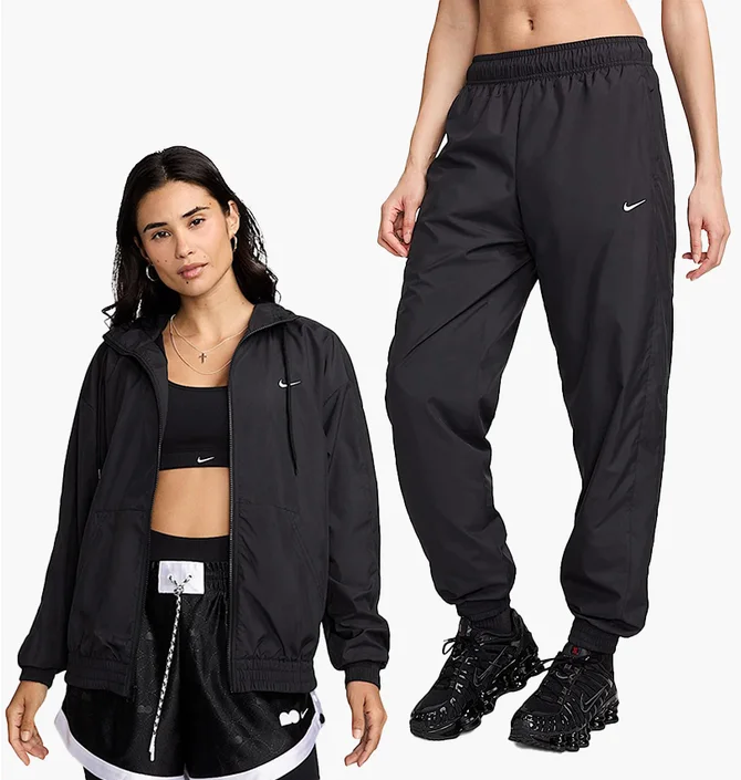 Спортивный костюм женский Nike Sportswear Classic Wovens Loose Black FV6298-010__FV7660-010