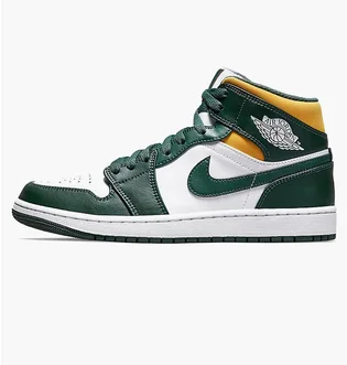 Кроссовки мужские Nike 1 Mid Green/White 554724-371