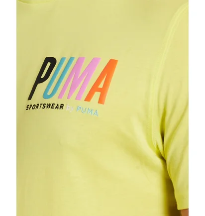 Футболка чоловіча Puma Sportswear Graphic Tee Yellow 53362329