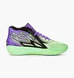 Кроссовки унисекс Puma X Rick And Morty Mb.02 Basketball Shoes Green/Violet 377411-02