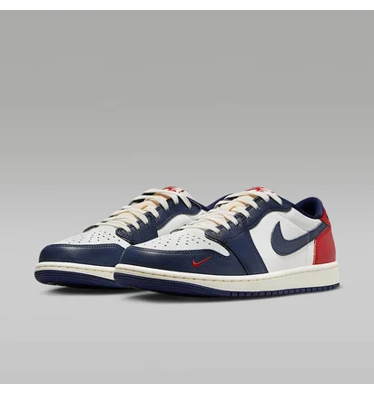 Кроссовки мужские Air Jordan 1 Retro Low Og Howard University White/Blue HQ2993-100