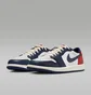 Кроссовки мужские Air Jordan 1 Retro Low Og Howard University White/Blue HQ2993-100