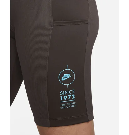 Шорты женские Nike Tight Short Rib Su Black FJ4876-220
